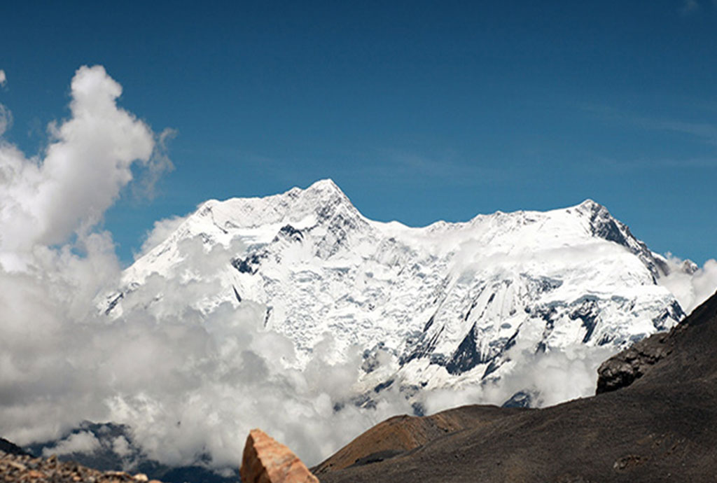 Chulu West Peak Climbing landscape view
